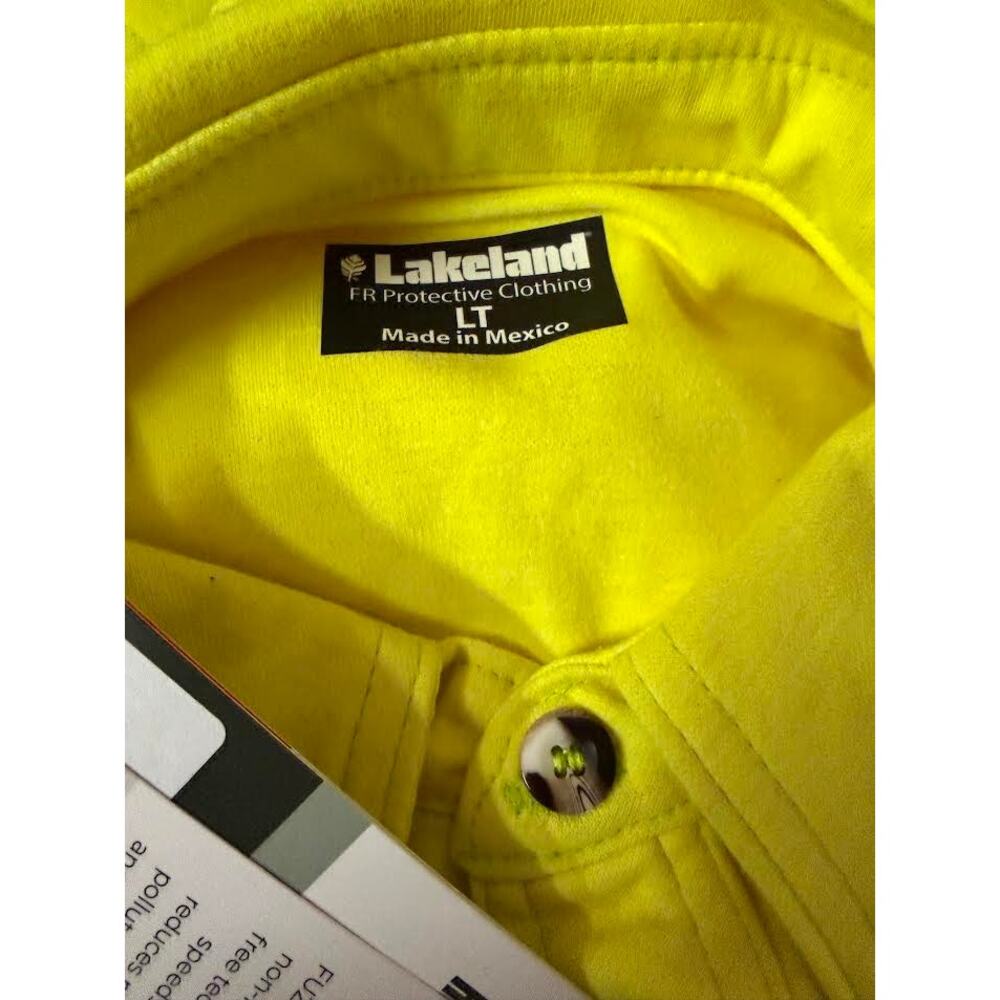 NEW!‎ LAKELAND ISH65DH29RT-LG Westex DH FR Shirt, Hi-Vis LG/TL - Picture 10 of 12